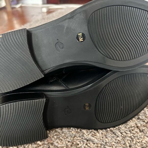 Easy Spirit Womens Black Casual Booties Shoe Sz 8.5M Lacy, Block Heel, Round-Toe - Picture 9 of 10